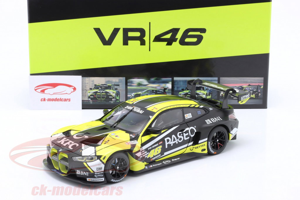 Minichamps 1:18 BMW M4 GT3 #46 3rd 24h Dubai 2023 Team WRT Rossi