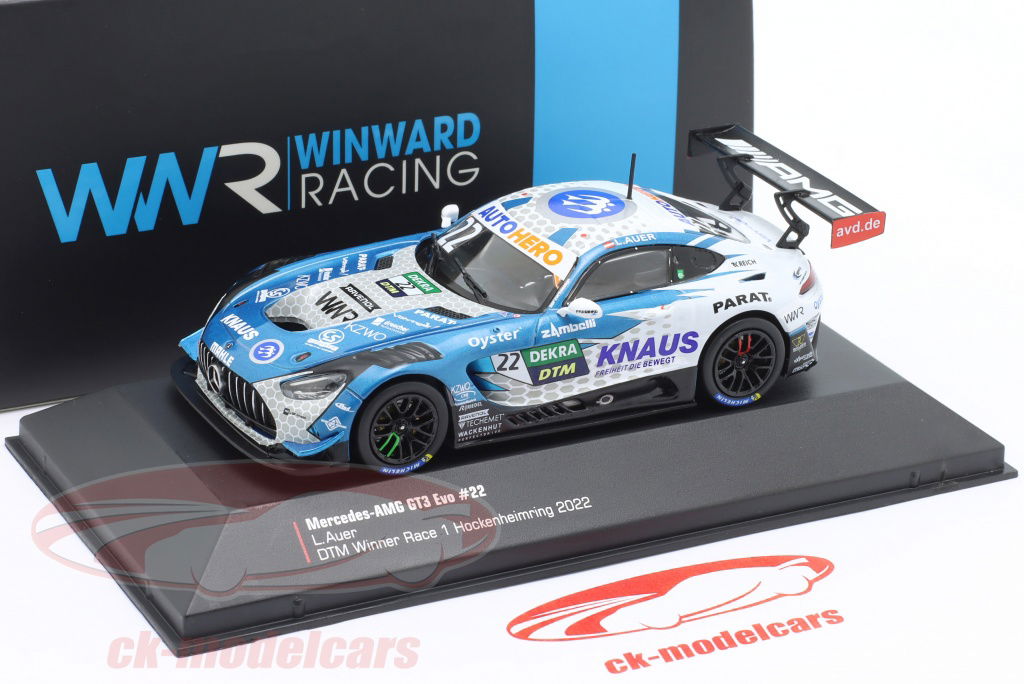 Ixo 1:43 Mercedes-AMG GT3 Evo #22 勝者 走る 1 DTM Hockenheim 2022
