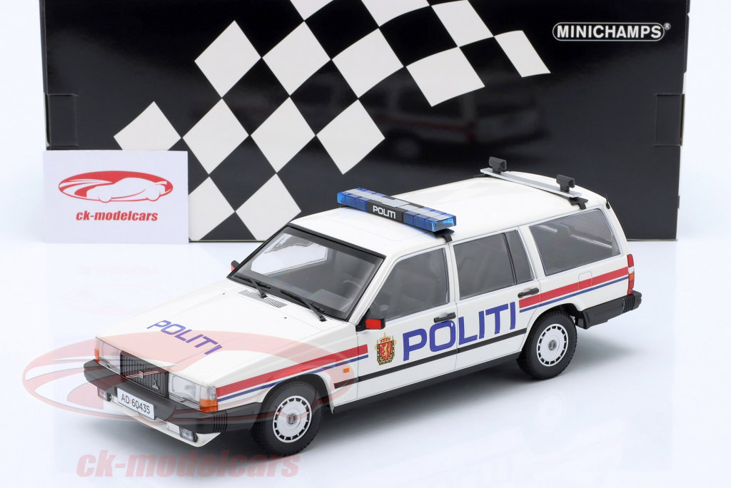 Minichamps 1:18 Volvo 740 GL Break Год постройки 1986 полиция
