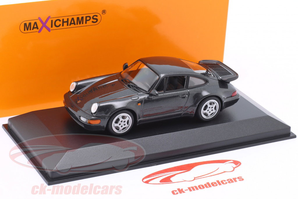 Minichamps 1:43 Porsche 911 (964) Turbo 建設年 1990 パールブラック