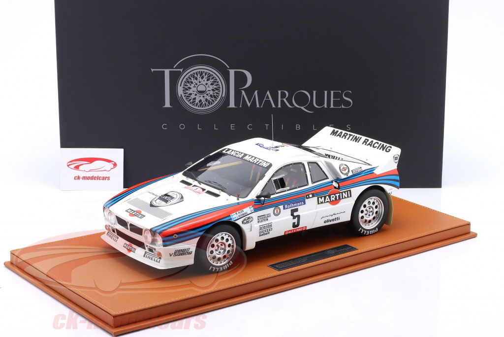 ミニカー 1/43 Lancia 037 Rally 1984 Tour de Corse TopMarques 1:12 Lancia Rally 037 #5 Winner Tour de Corse
