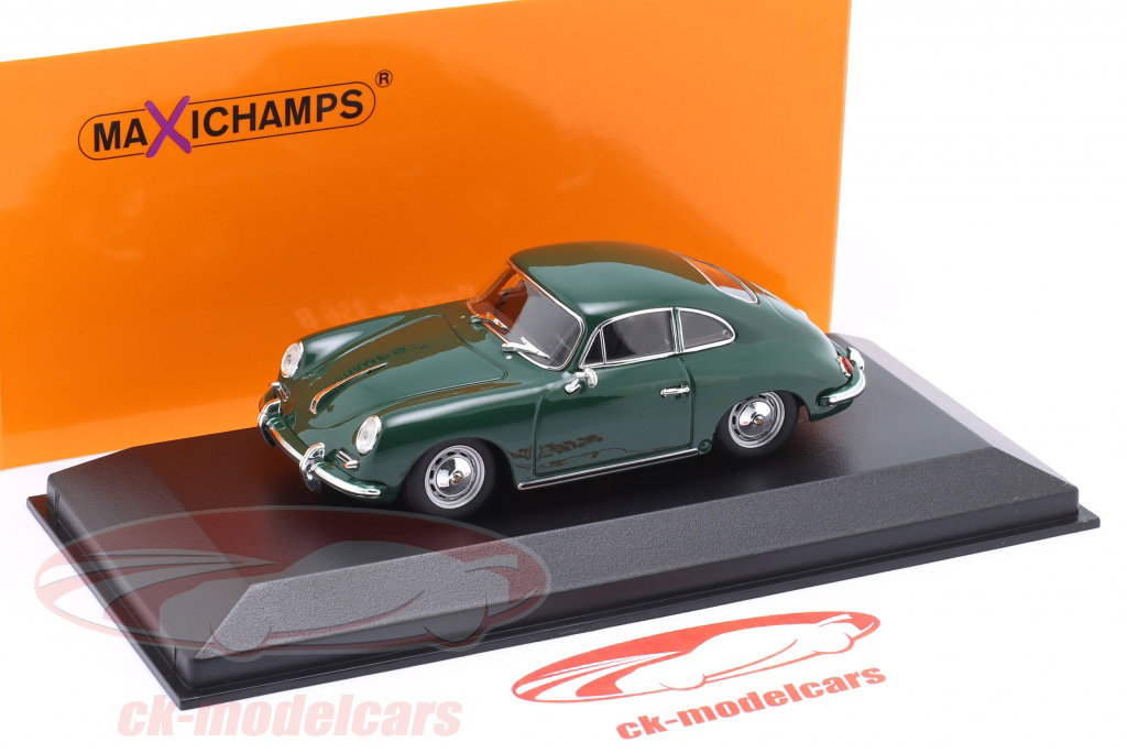 Minichamps 1:43 Porsche 356B Coupe year 1961 dark green 940064302