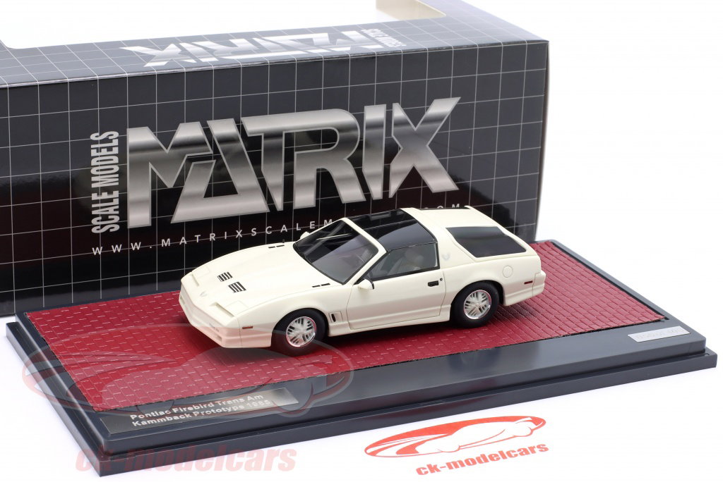Firbitd Matrix Matrix 1:43 Pontiac Firebird Trans Am Kammback Prototype 1985 blanco ...