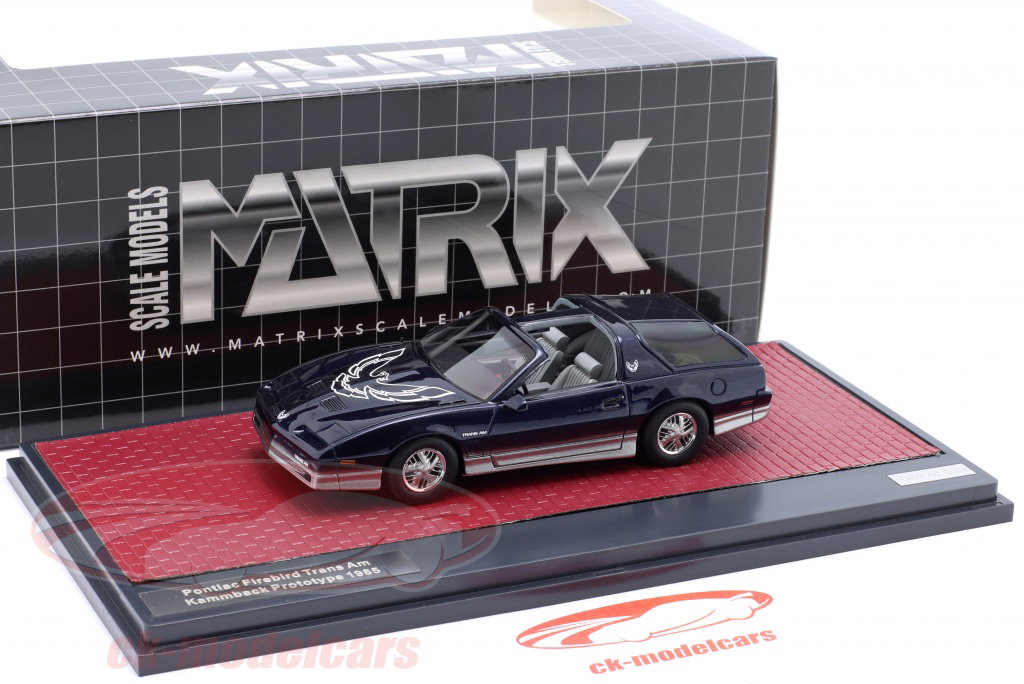 Matrix 1:43 Pontiac Firebird Trans Am Kammback Prototype 1985