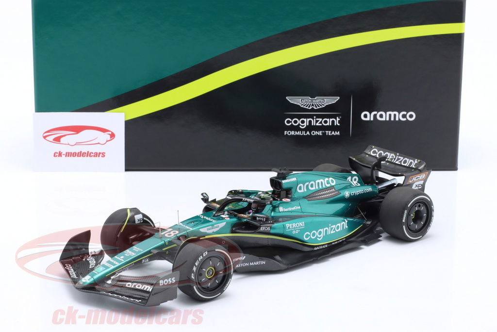 Minichamps 1:18 Lance Stroll Aston Martin AMR23 #18 6th