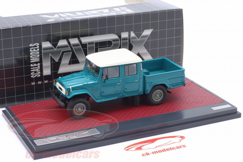 Toyota Land Cruiser HJ45 turquoise (Matrix) 1/43e