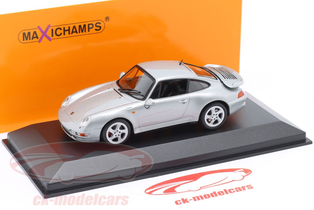 Minichamps 1:43 Porsche 911 Turbo S (993) year 1995 silver
