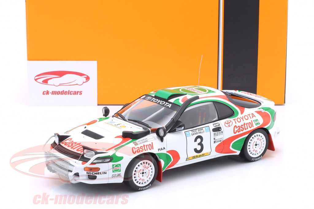 Ixo 1:18 Toyota Celica Turbo 4WD #3 3rd Safari Rallye 1993