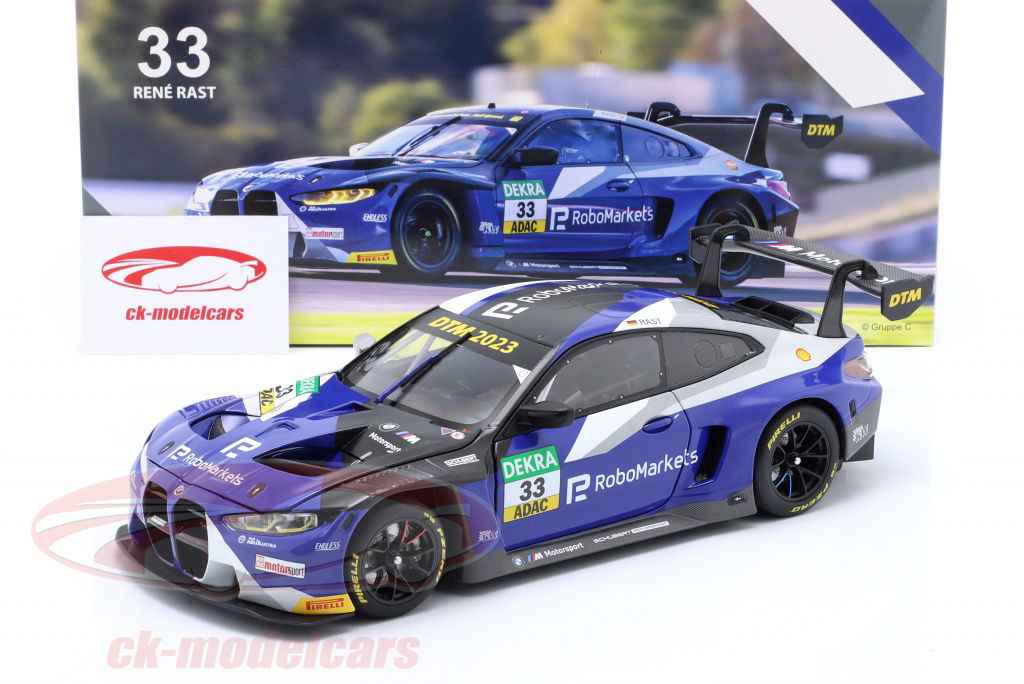 Minichamps 1:18 BMW M4 GT3 #33 DTM 2023 René Rast Team Schubert