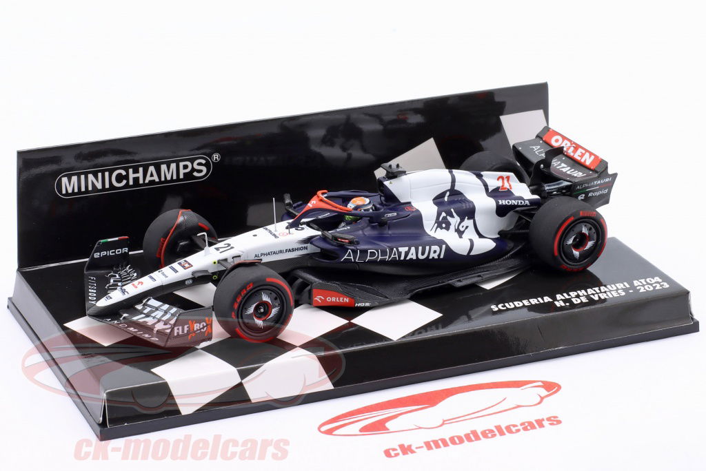 Minichamps 1:43 Nyck de Vries Alpha Tauri AT04 #21 British