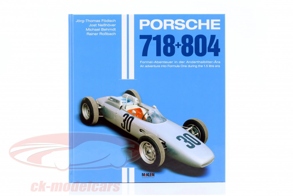 书： Porsche 718 & 804 - 方程式冒险在这一升半时代978-3-927458-43-7