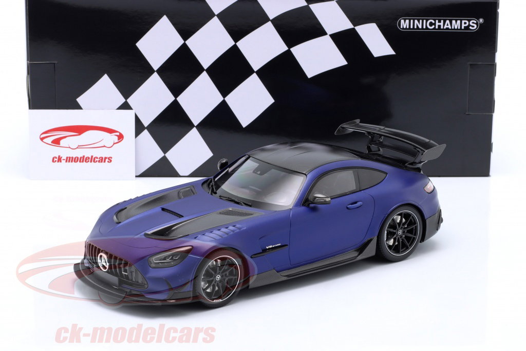 Mercedes CLK AMG Coupé Miniature 1/18 – Bleu Nuit, ANSON, Collection, Sans Boîte