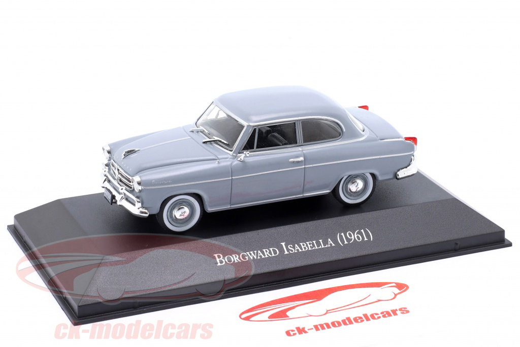 Altaya 1:43 Borgward Isabella TS Año de construcción 1961 Gris