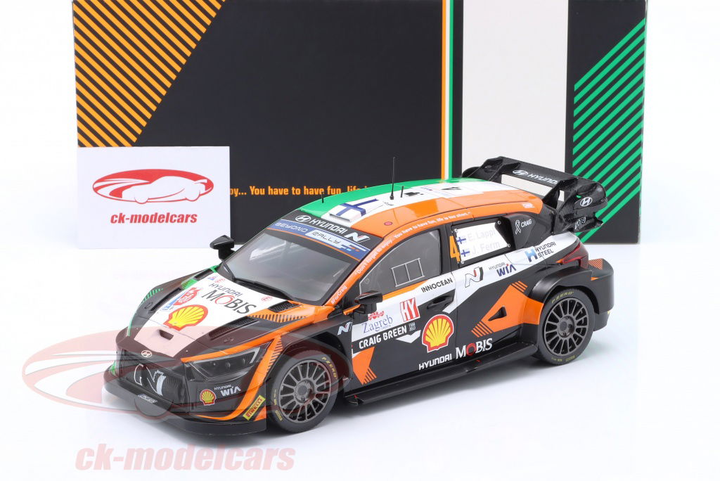 Ixo 1:18 Hyundai i20 N Rally1 #4 3° rally Croazia 2023 Lappi, Ferm