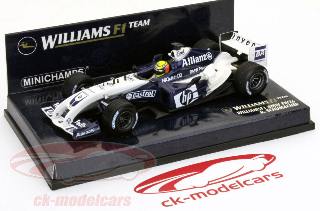 Minichamps 1:43 R. Schumacher BMW Williams FW26 formula 1