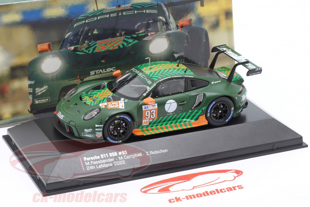 Ixo 1:43 Porsche 911 RSR-19 #93 24h LeMans 2022 Proton Competition