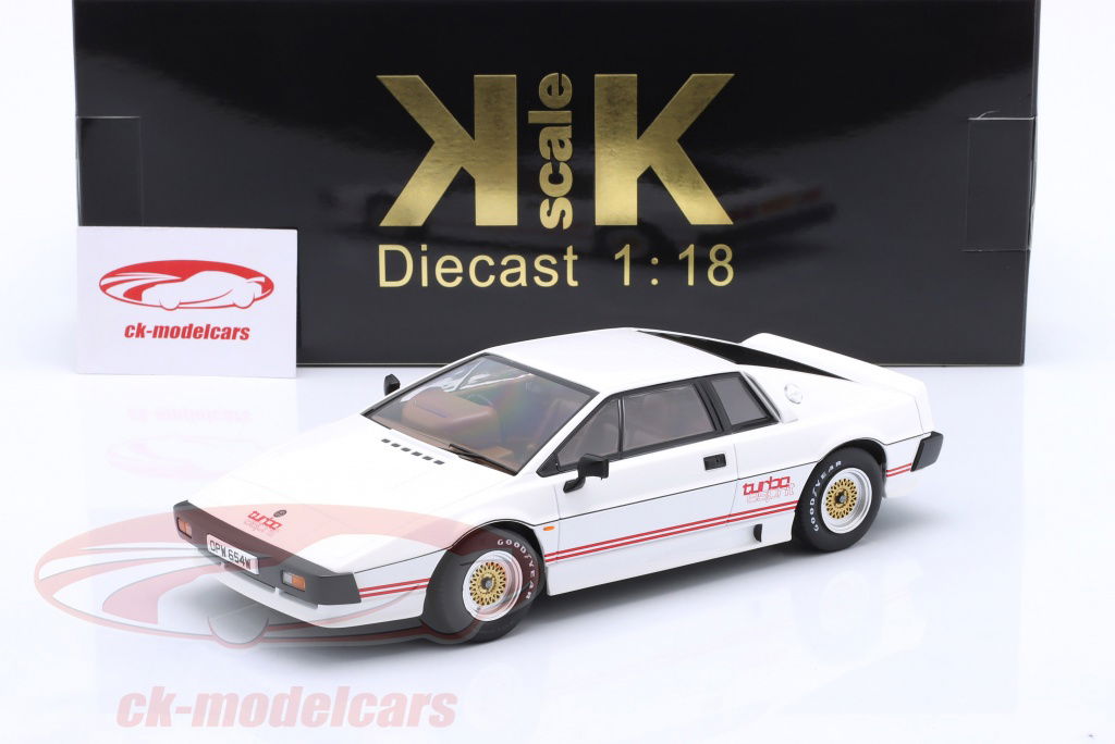 KK-Scale 1:18 Lotus Esprit Turbo Movie-Version 1981 white