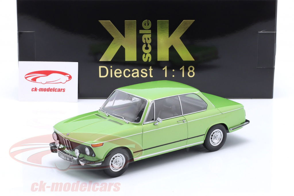 KK-Scale 1:18 BMW L 2002 tii 2. シリーズ 建設年 1974 緑
