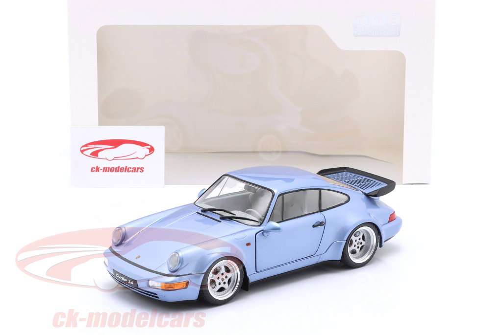Solido 1:18 Porsche 911 (964) Turbo year 1990 horizon blue