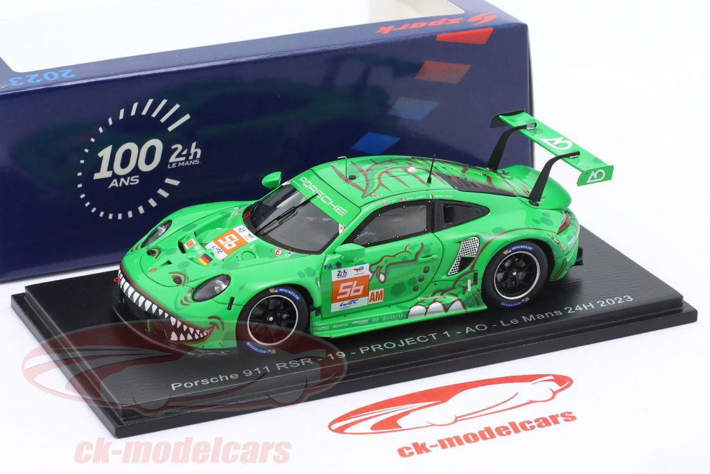 Spark 1:43 Porsche 911 RSR-19 #56 24h LeMans 2023 REXY AO