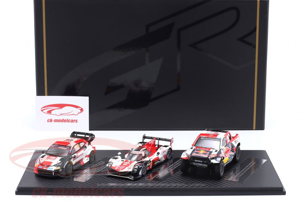 Spark スパーク 1/43 Toyota トヨタ GAZOO RACING Spark 1:43 3-Car Set Toyota Gazoo Racing Triple Champion 2023