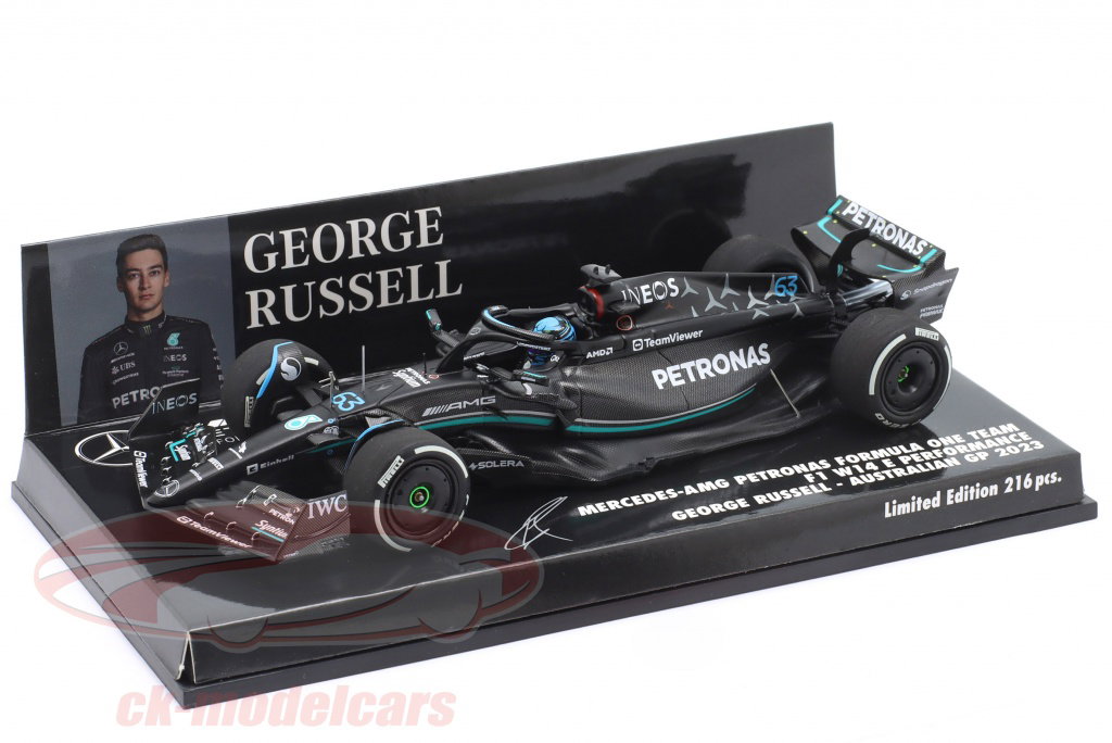 Minichamps 1:43 G. Russell Mercedes-AMG F1 W14 #63 オーストラリア