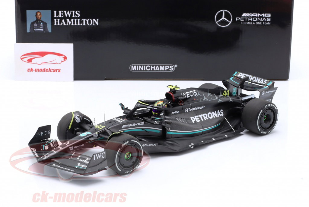 F1 ミニカー　メルセデス　ハミルトン　2018 海外ショップ特注スパーク 1/18 メルセデス AMG W09 ブラジルGP 2018 L