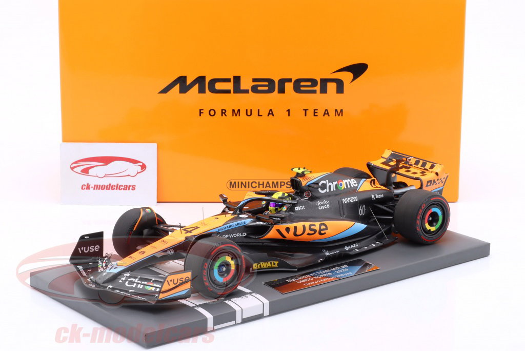 Minichamps 1:18 Lando Norris McLaren MCL60 #4 式 1 2023 537231804