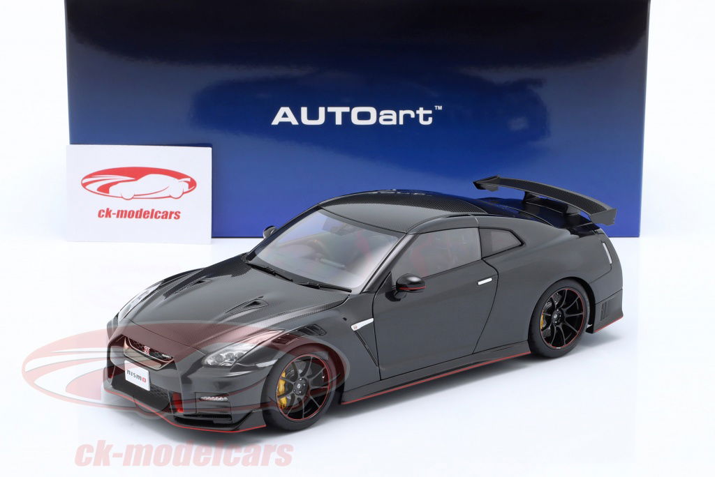 AUTOart Nissan GT-R 1/18 マットブラック ニスモ Nissan GT-R (R35) Nismo 2022 Special Edition (Meteor Flake