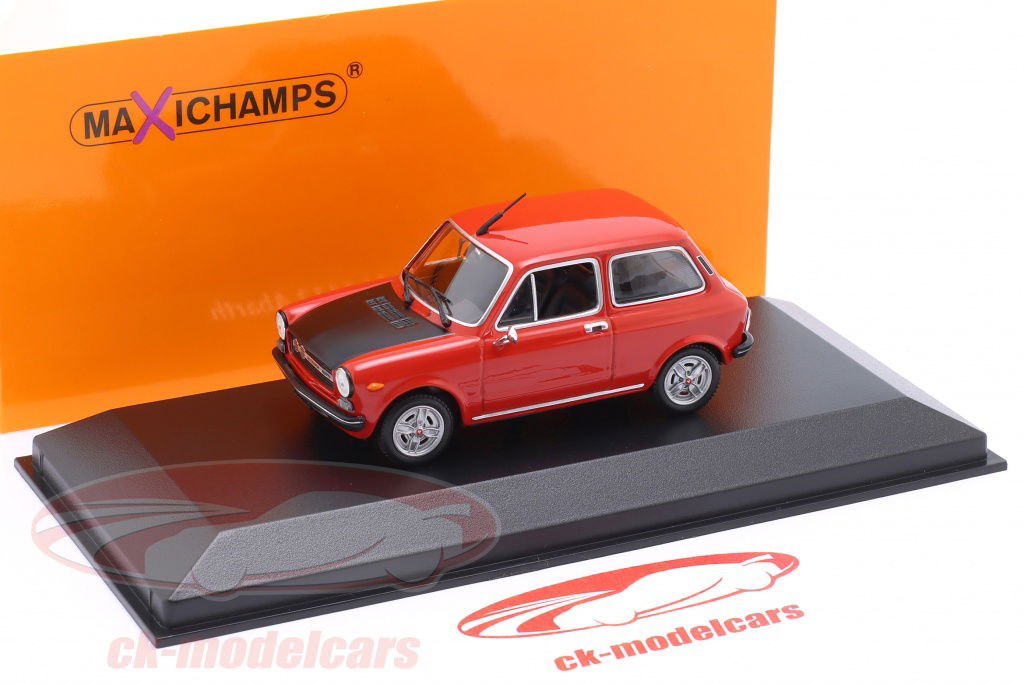 **超希少** Autobianchi A112 Abarth ミニチャンプ Minichamps 1:43 Autobianchi A112 Abarth 建設年 1974 赤 / 黒