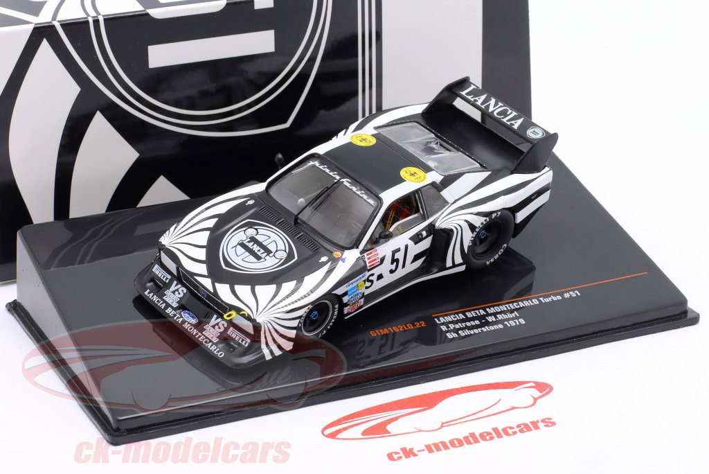 Ixo 1:43 Lancia Beta Montecarlo Turbo #51 6h Silverstone 1979