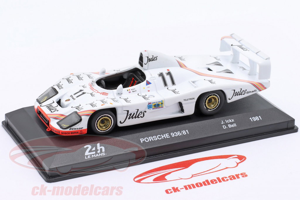 Altaya 1:43 Porsche 936/81 #11 勝者 24h LeMans 1981 Ickx, Bell