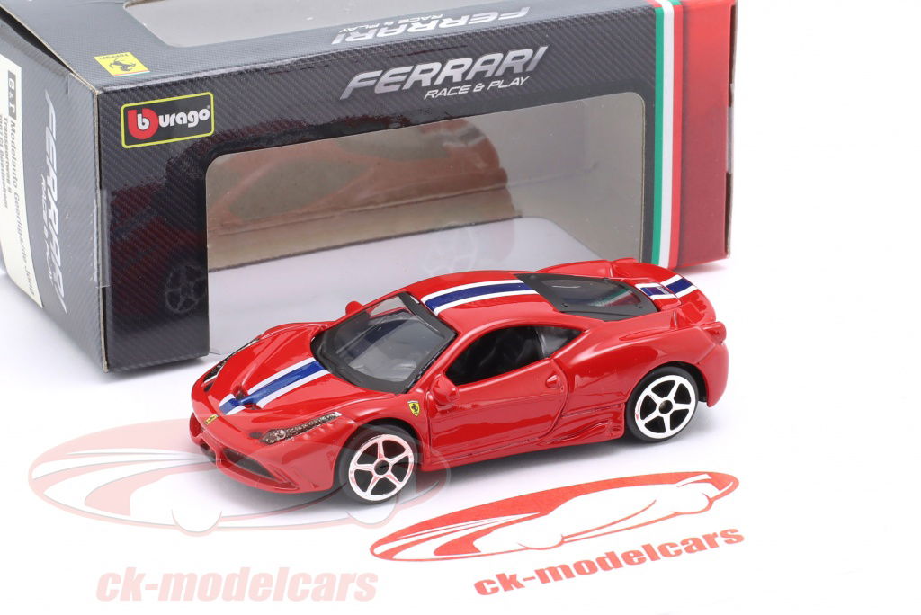 Ferrari 458 Italia ミニカー 赤 ストライプ Ferrari 458 Italia ミニカー 赤 ストライプ - メルカリ