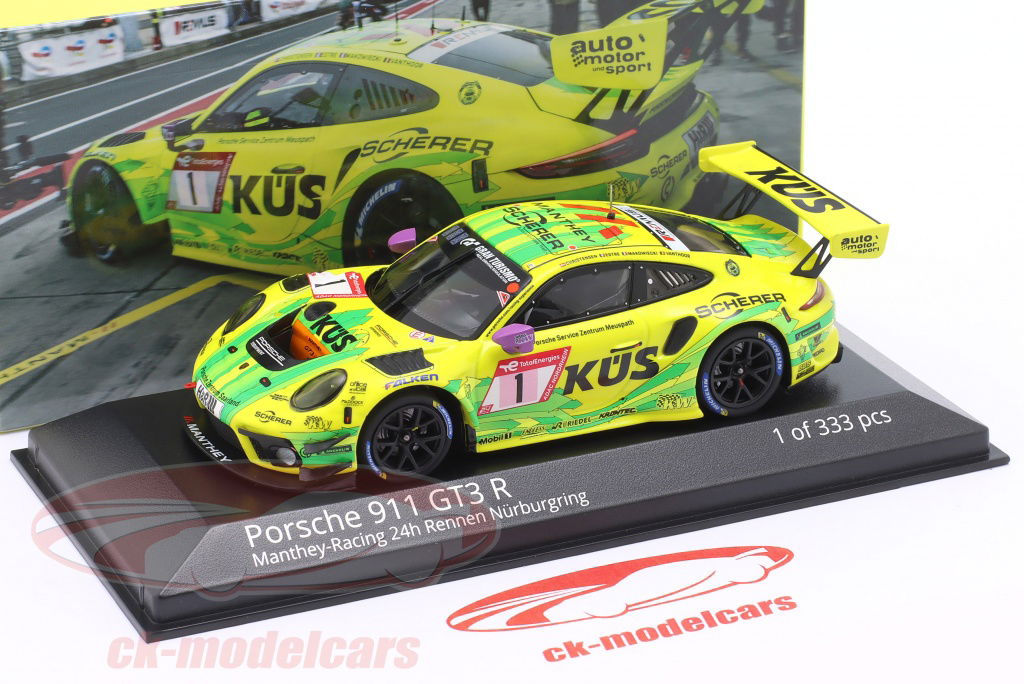 マンタイ特注 Porsche 911 GT3 R 2022 ニュル Minichamps 1:43 Porsche 911 GT3 R #1 24h Nürburgring 2022 Manthey