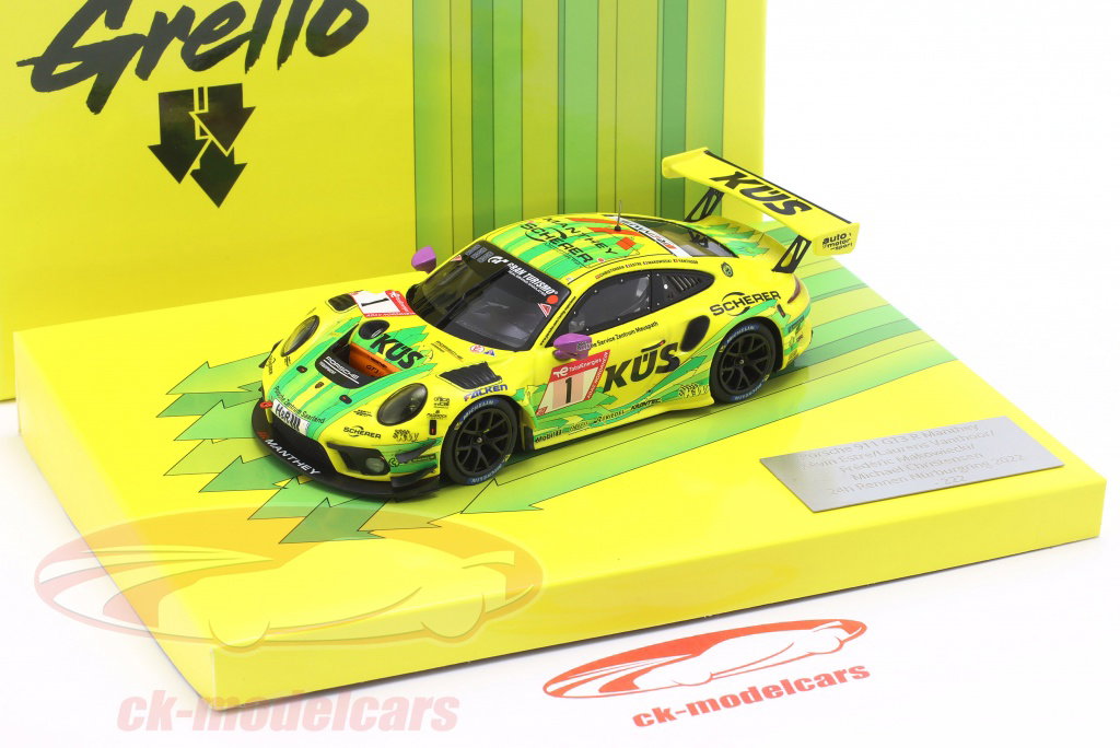 セロリ Minichamps 1:43 Porsche 911 GT3 R #1 24h Nürburgring 2022 Manthey
