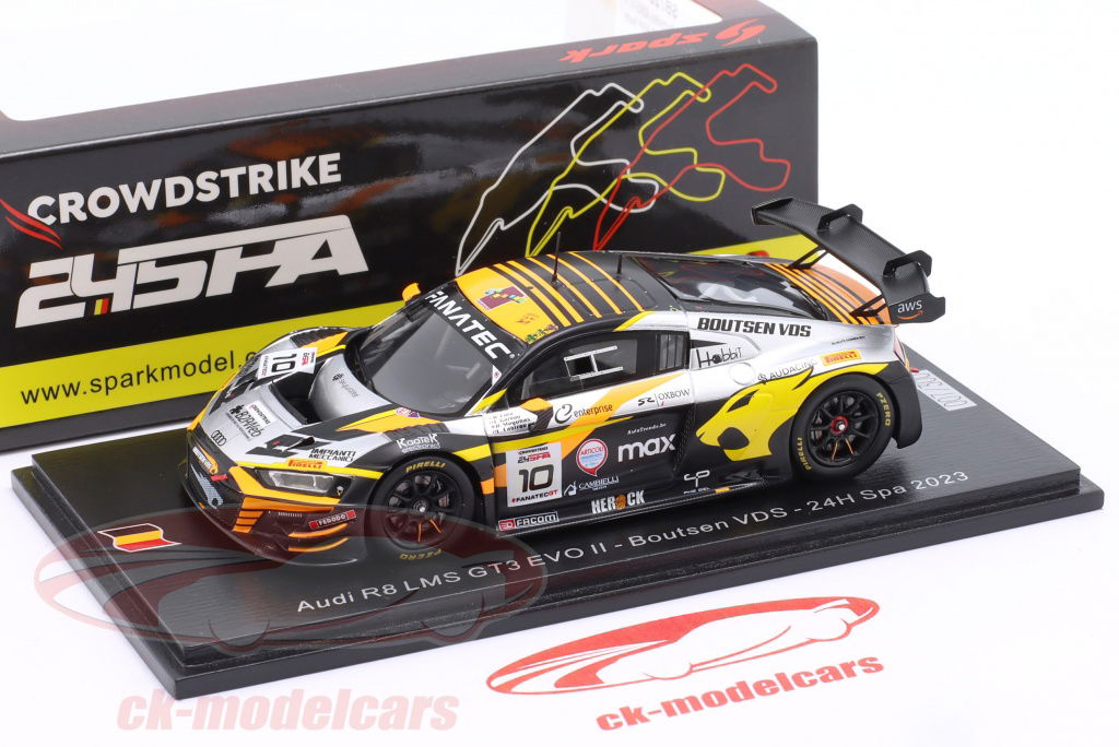 Spark 1:43 Audi R8 LMS GT3 Evo II #10 24h Spa 2023 Boutsen