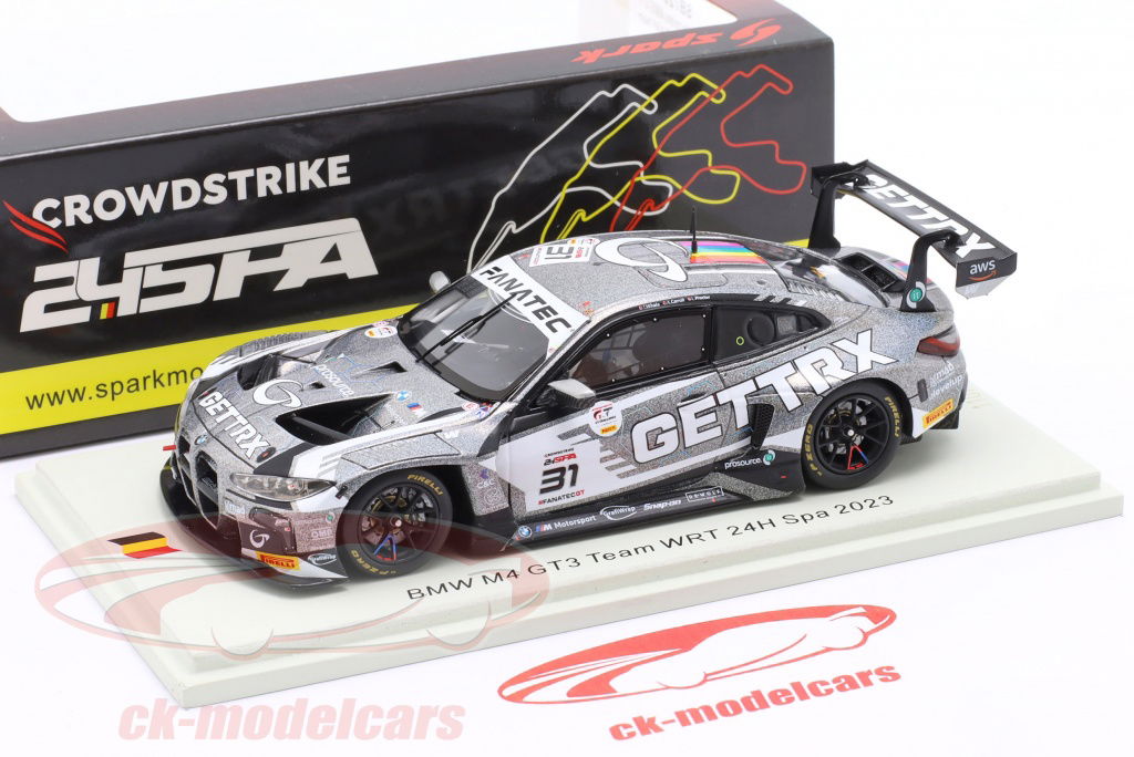 ミニカー　1/43 BMW M4 GT3 #31 Team WRT 24H Spa 2023 T. Whale - A. Carroll - L. Proctor [SB714] 1:43 SPARK Bmw 4-Series M4 #31 24H Spa 2023 T.Whale A