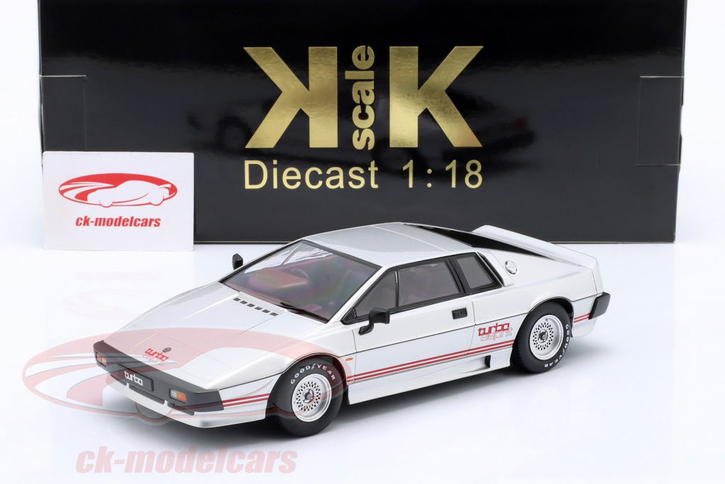 KK-Scale 1:18 Lotus Esprit Turbo 建設年 1981 銀 KKDC181196 モデル