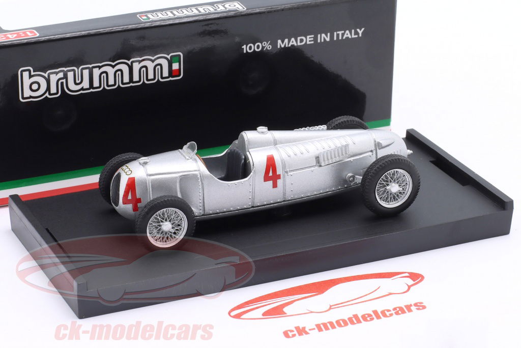 新品　BRUMM　ブルム　アウトウニオン AUTOUNION タイプC　1/43 Brumm 1:43 Bernd Rosemeyer Auto Union Typ C #4 GP