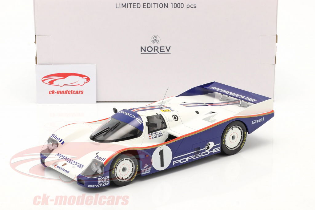NOREV 1/18 Porsche 962 C 1986 （限定版） Norev 1:18 Porsche 962C #1 Winner 24h LeMans 1986 Stuck