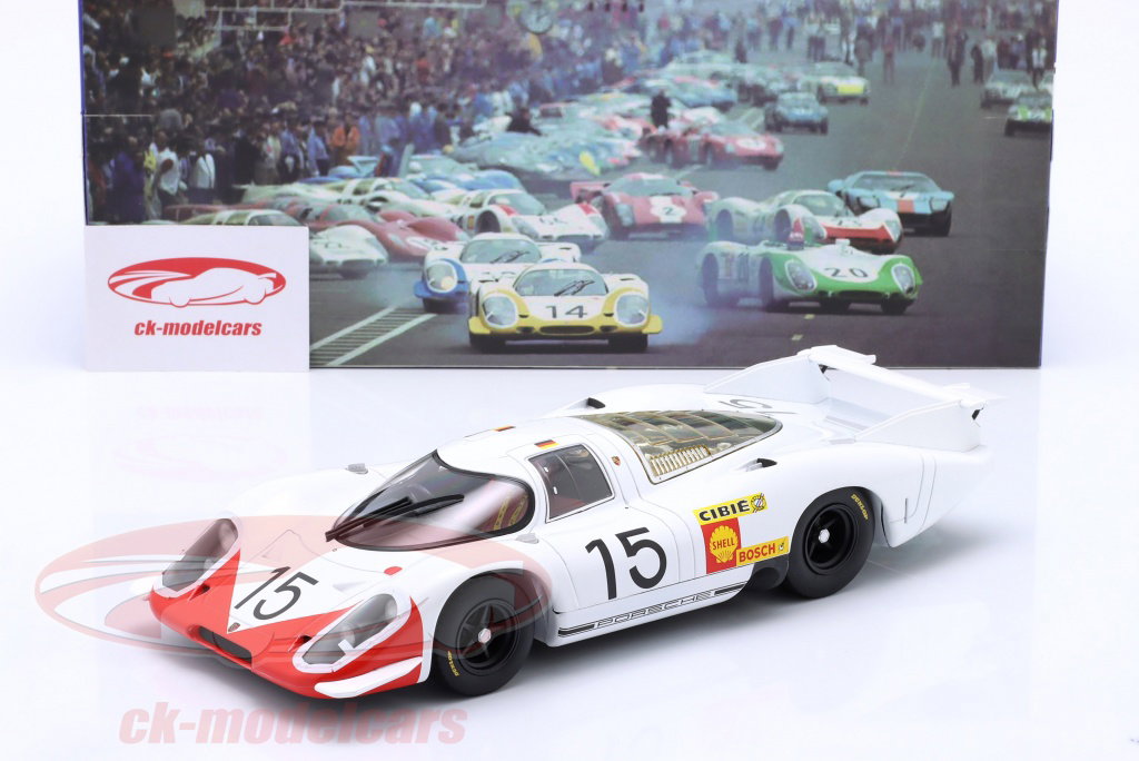 BBR 1/18 Porsche ポルシェ 917 LH 24h 1969 WERK83 1:18 Porsche 917 LH #15 24h LeMans 1969 Linge, Redman, Lins