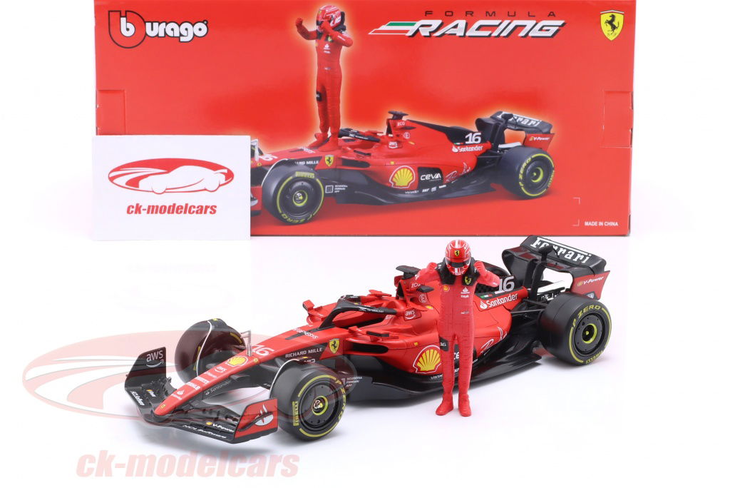 ミニカー 18/1 Burago SF-23 Charles Leclerc ミニカー 18/1 Burago SF-23 Charles Leclerc 2023 Ferrari SF