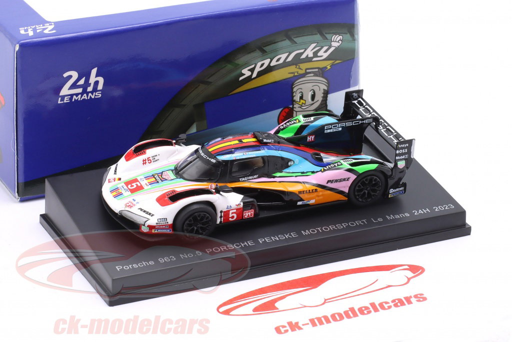 1/24 ポルシェ 962C 91 LE MANS + カレラ カップ　911 Spark 1:64 Porsche 963 #5 9th 24h LeMans 2023 Porsche Penske