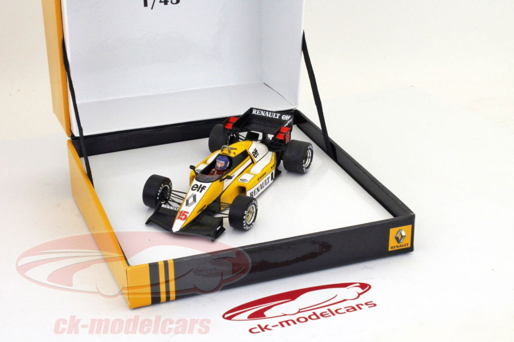 Spark 1:43 P. Tambay Renault RE50 Promo Box formula 1 1984
