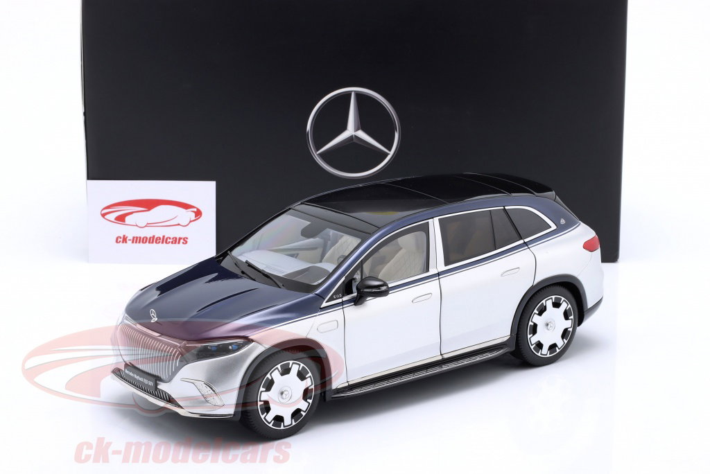 NZG 1:18 Mercedes-Maybach EQS 680 SUV (Z296) 2024 航海の青