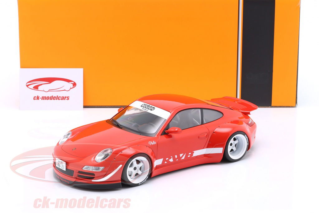 Ixo 1:18 Porsche 911 (997) RWB Rauh-Welt red 18CMC168.22