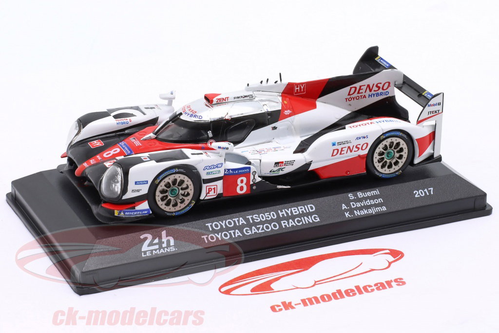 Altaya 1:43 Toyota TS050 Hybrid #8 24h LeMans 2017 Buemi, Davidson