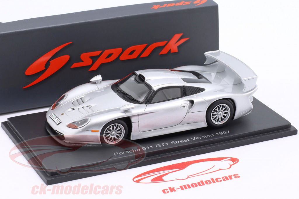 ミニカー MINICHAMPS Porsche 911 GT1 'Street' 1997 Porsche 911 GT1 Street Version (1997) | 1:43 Scale Model Car