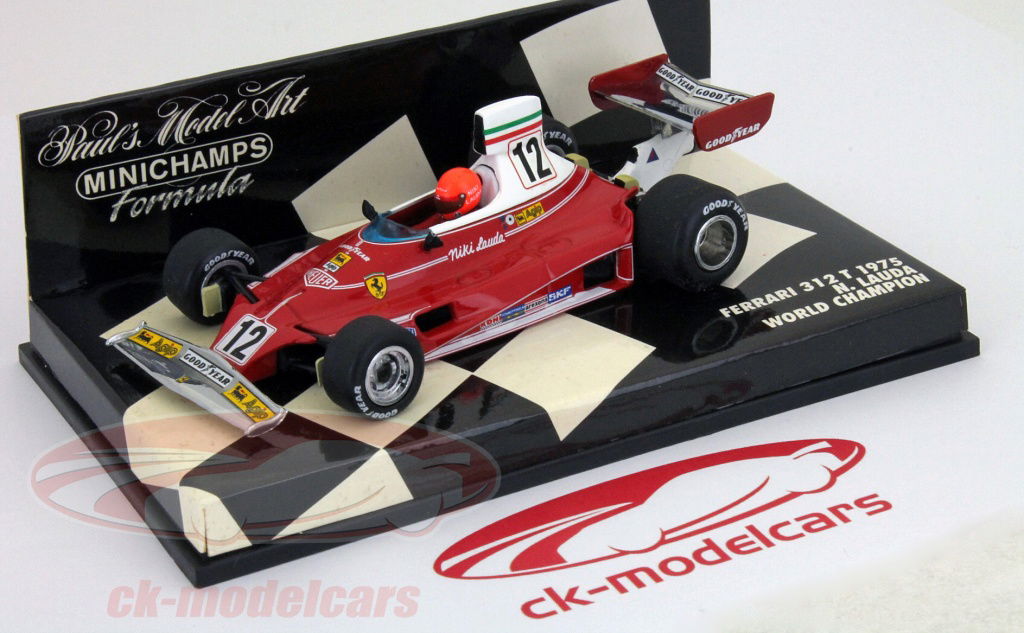 美品◆ MINICHAMPS FERRARI 312T 1975 MINICHAMPS FERRARI 312 T CLAY REGAZZONI 430750011 | eBay