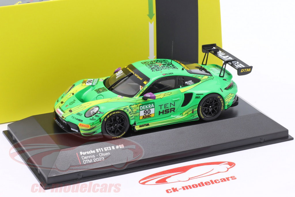 Ixo 1:43 Porsche 911 GT3 R #90 DTM 2023 Dennis Olsen Manthey